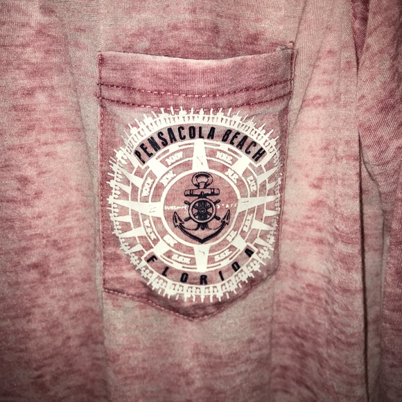 U.S. VINTAGE Pink Burnout Pensacola Graphic Tee - Picture 8 of 10